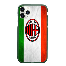 Чехол iPhone 11 Pro матовый Milan2, цвет: 3D-темно-зеленый