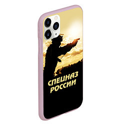 Чехол iPhone 11 Pro матовый Спецназ России, цвет: 3D-розовый — фото 2