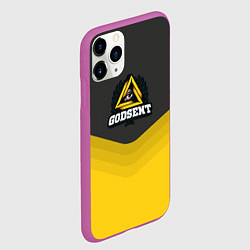 Чехол iPhone 11 Pro матовый Godsent Uniform, цвет: 3D-фиолетовый — фото 2