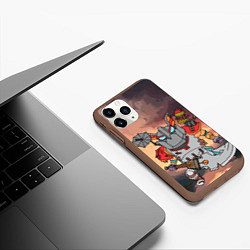 Чехол iPhone 11 Pro матовый Фан Клокверк из Доты, цвет: 3D-коричневый — фото 2