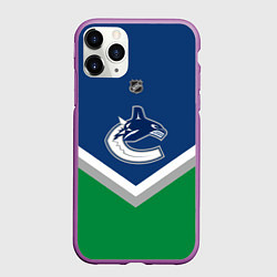 Чехол iPhone 11 Pro матовый NHL: Vancouver Canucks