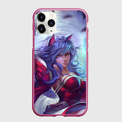 Чехол iPhone 11 Pro матовый Red Dress, цвет: 3D-малиновый