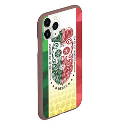 Чехол iPhone 11 Pro матовый Мексика, цвет: 3D-коричневый — фото 2