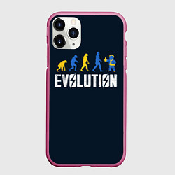 Чехол iPhone 11 Pro матовый Vault Evolution, цвет: 3D-малиновый