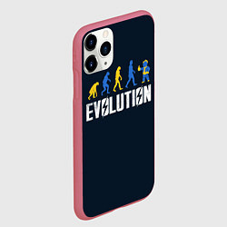 Чехол iPhone 11 Pro матовый Vault Evolution, цвет: 3D-малиновый — фото 2