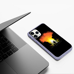 Чехол iPhone 11 Pro матовый Wasteland Apocalypse, цвет: 3D-светло-сиреневый — фото 2