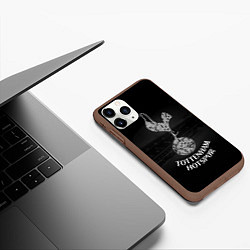 Чехол iPhone 11 Pro матовый Tottenham Hotspur, цвет: 3D-коричневый — фото 2
