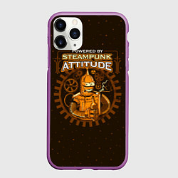 Чехол iPhone 11 Pro матовый Steampunk Attitude