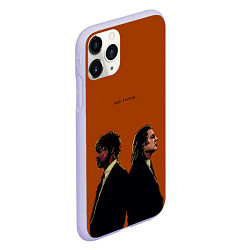 Чехол iPhone 11 Pro матовый Pulp Fiction, цвет: 3D-светло-сиреневый — фото 2