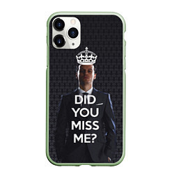Чехол iPhone 11 Pro матовый Keep Calm & Did You Miss Me?, цвет: 3D-салатовый