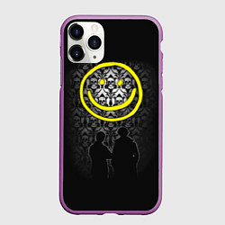 Чехол iPhone 11 Pro матовый Sherlock Smile, цвет: 3D-фиолетовый