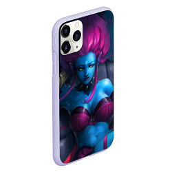 Чехол iPhone 11 Pro матовый Hair Evelynn, цвет: 3D-светло-сиреневый — фото 2