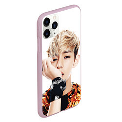 Чехол iPhone 11 Pro матовый Kim TaeHyung, цвет: 3D-розовый — фото 2