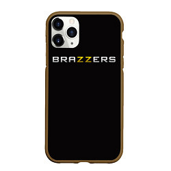 Чехол iPhone 11 Pro матовый Brazzers, цвет: 3D-коричневый