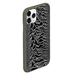 Чехол iPhone 11 Pro матовый Joy Division: Unknown Pleasures, цвет: 3D-темно-зеленый — фото 2