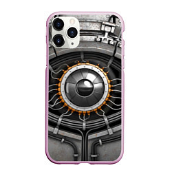 Чехол iPhone 11 Pro матовый Android eye, цвет: 3D-розовый