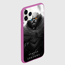 Чехол iPhone 11 Pro матовый Rengar LoL, цвет: 3D-фиолетовый — фото 2