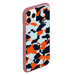 Чехол iPhone 11 Pro матовый CS:GO Asiimov Camouflage, цвет: 3D-малиновый — фото 2