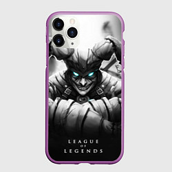 Чехол iPhone 11 Pro матовый Shaco, цвет: 3D-фиолетовый