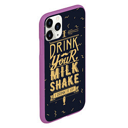 Чехол iPhone 11 Pro матовый Milk Shake, цвет: 3D-фиолетовый — фото 2