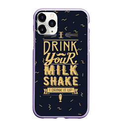 Чехол iPhone 11 Pro матовый Milk Shake, цвет: 3D-светло-сиреневый