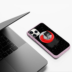 Чехол iPhone 11 Pro матовый Красная шапочка, цвет: 3D-розовый — фото 2