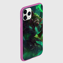 Чехол iPhone 11 Pro матовый Twitch, цвет: 3D-фиолетовый — фото 2