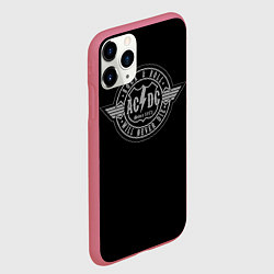 Чехол iPhone 11 Pro матовый AC/DC: Will never die, цвет: 3D-малиновый — фото 2