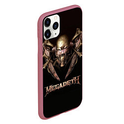 Чехол iPhone 11 Pro матовый Megadeth, цвет: 3D-малиновый — фото 2