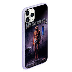 Чехол iPhone 11 Pro матовый Megadeth: Madness, цвет: 3D-светло-сиреневый — фото 2