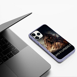 Чехол iPhone 11 Pro матовый Disturbed: Skull Mountain, цвет: 3D-светло-сиреневый — фото 2