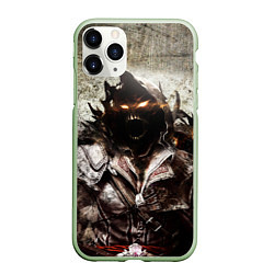 Чехол iPhone 11 Pro матовый Disturbed: Madness, цвет: 3D-салатовый