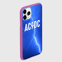 Чехол iPhone 11 Pro матовый AC/DC: Lightning, цвет: 3D-фиолетовый — фото 2