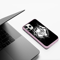 Чехол iPhone 11 Pro матовый Gamers 2: Black collection, цвет: 3D-розовый — фото 2