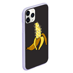 Чехол iPhone 11 Pro матовый XXX Banana, цвет: 3D-светло-сиреневый — фото 2