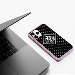 Чехол iPhone 11 Pro матовый Adventure, цвет: 3D-розовый — фото 2