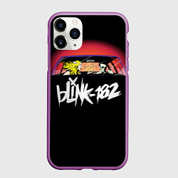 Чехол iPhone 11 Pro матовый Blink-182, цвет: 3D-фиолетовый