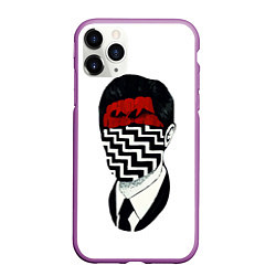 Чехол iPhone 11 Pro матовый Twin Peaks Face