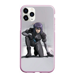 Чехол iPhone 11 Pro матовый Ghost In The Shell 5, цвет: 3D-розовый