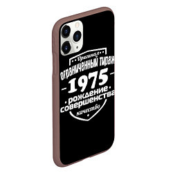 Чехол iPhone 11 Pro матовый Рождение совершенства 1975, цвет: 3D-коричневый — фото 2