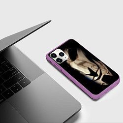 Чехол iPhone 11 Pro матовый League Of Legends jhin, цвет: 3D-фиолетовый — фото 2