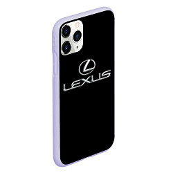 Чехол iPhone 11 Pro матовый Lexus, цвет: 3D-светло-сиреневый — фото 2