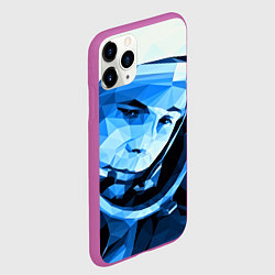 Чехол iPhone 11 Pro матовый Gagarin Art, цвет: 3D-фиолетовый — фото 2
