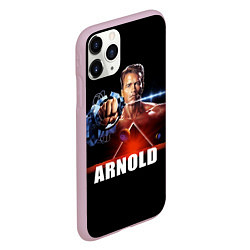 Чехол iPhone 11 Pro матовый Iron Arnold, цвет: 3D-розовый — фото 2