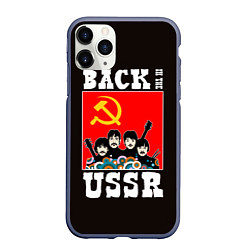 Чехол iPhone 11 Pro матовый Back In The USSR