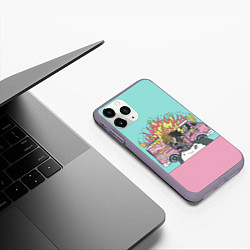 Чехол iPhone 11 Pro матовый XXXTentacion Bus, цвет: 3D-серый — фото 2
