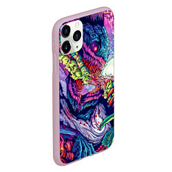 Чехол iPhone 11 Pro матовый Hyper Beast Style, цвет: 3D-розовый — фото 2