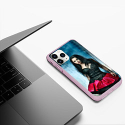 Чехол iPhone 11 Pro матовый Evanescence, цвет: 3D-розовый — фото 2