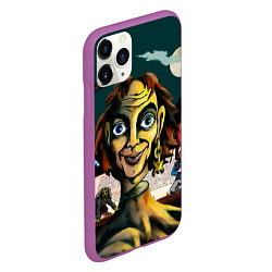 Чехол iPhone 11 Pro матовый Король и Шут, цвет: 3D-фиолетовый — фото 2