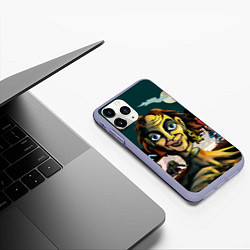 Чехол iPhone 11 Pro матовый Король и Шут, цвет: 3D-светло-сиреневый — фото 2